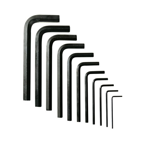 Urrea Industrial grande short L-type Hex Key Set 11Pc 4976A